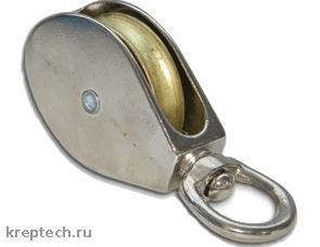 блок одинарный металл.никель 1"