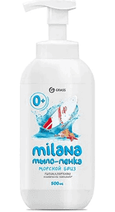 жидкое мыло-пенка "milana морской бриз" (флакон 500 мл)