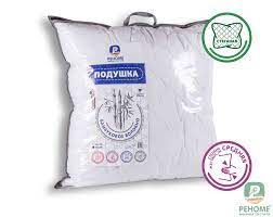 подушка бамбук, зам леб пуха стег микрофибра новая упаковка реноме (42/027н, 68*68)