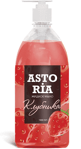 жидкое мыло astoria клубника (флакон 1000мл)