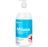 мыло жидкое антибактериальное milana grass 1 л