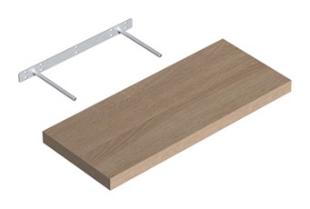 fs 60/24 ds полка со скрытым креплением дуб сонома 595х235 мм