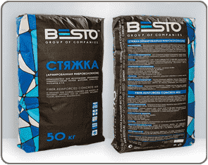 стяжка с фиброй бесто 50 кг (40/30)
