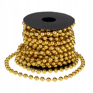 цепь декоративния "бусы" 3,6 мм золотая распродажа