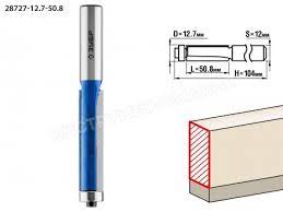 фреза кромочная 12.7х50.8 мм с нижним подшипником 12.7 мм зубр