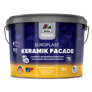 краска вд "dufapremium" europlast keramik facade база1 9л