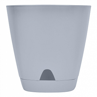 горшок для цветов amsterdam d140 с прикорневым поливом 1,35л утренний туман