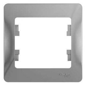 рамка 1-ая алюминий gsl000301 se glossa