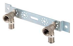 монтажная планка с водорозетками пресс 16*1/2" vtm.224