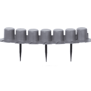 заборчик для клумбы palisada 4,05м, 8шт. ц. серый распродажа