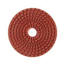 круг bohrer 100 мм р100 алмазный гибкий шлифовальный "черепашка" (без воды) (1шт в блистере) (200/1)