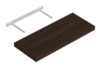 fs 60/24 we полка со скрытым креплением венге 595х235 мм распродажа