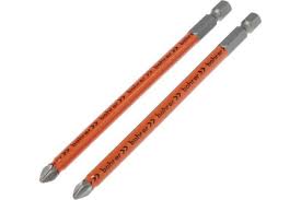 бита bohrer ph 2x70 мм taiwan type (сталь s2) намагниченные, с насечками (10 шт в блистере)