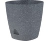 горшок для цветов amsterdam d170 с прикорневым поливом 2,5л темный камень