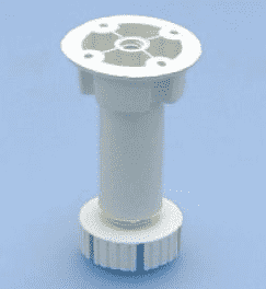 опора регулир. 100х130мм бел.