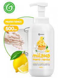 жидкое мыло-пенка "milana сливочно-лимонный десерт" (флакон 500 мл)