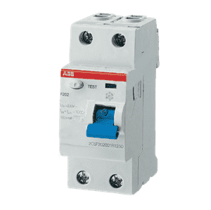 выключатель дифференциального тока (узо) fh202 ac 2p 63a 30ma abb