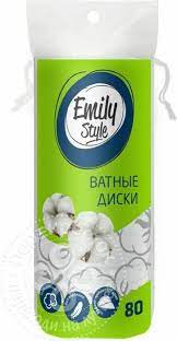 ватные диски упак. 80 шт. (1/35) "emily style"