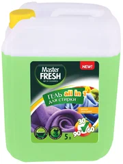 master fresh гель д/стирки all in 1 канистра 5л с0007187