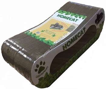 homecat когтеточка мятная волна большая 61х25х20 см (гофрокартон) (68993)