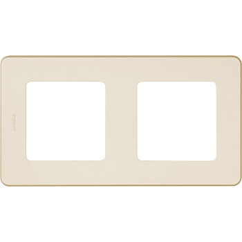 рамка - 2 поста legrand inspiria слоновая кость