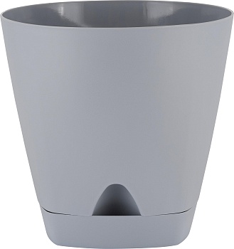 горшок для цветов amsterdam d170 с прикорневым поливом 2,5л утренний туман