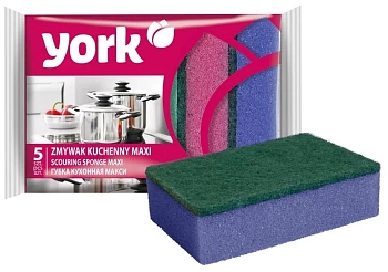 губки york 5 шт. макси центи 1/48