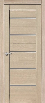 дверное полотно "анкона" до-80 беленый дуб эко шпон (овал) хит
