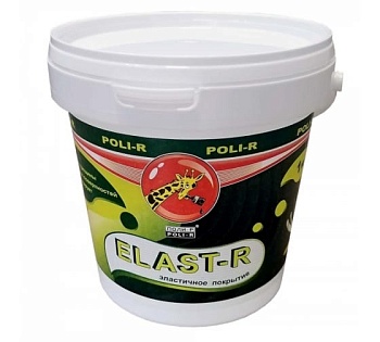 эластичное покрытие elast -r рубиновый красный 1кг
