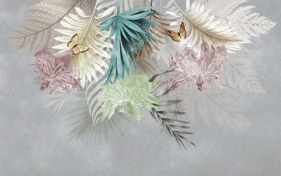 фотообои 3d tp-035 ниспадающий букет 300x240 распродажа