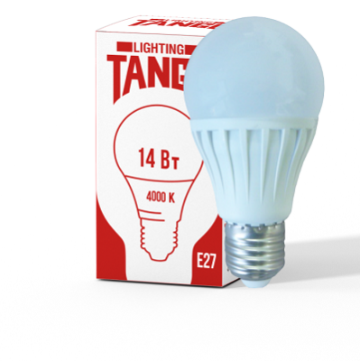 лампа 14w e27 a60 4000k tango