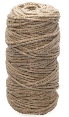 веревка джут ф3 мм крученая (бобинка) 100 м.п.
