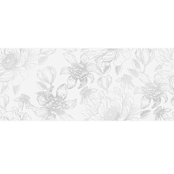 декор кер. blum white 01 250х600 (gracia ceramica )