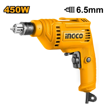 дрель сетевая безударная ingco ed45658, 450вт