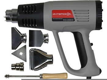 фен технический сетевой интерскол фэ-2000э, 2000вт