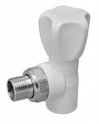 вентиль для радиатора угловой контур 3/4"х25мм полипропилен