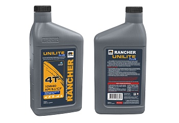 масло rancher unilite plus 4-т. п/синт.10w40 api sj/cf 0,946л.(12шт/кор)