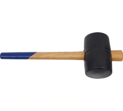 киянка резиновая черная 900г деревянная рукоятка