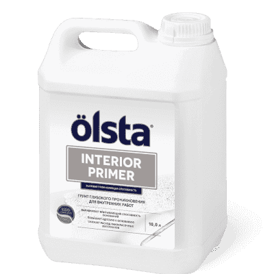 грунт olsta глубокого проник.д/внутр.работ primer interior, 5 л