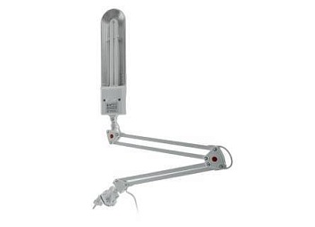 настольный светильник эра nl-201-g23-11w-w белый