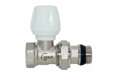 вентиль радиаторный регулировочный прямой с кольцом уплотнительным "быстрого монтажа" 3/4"