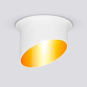 светильник встраиваемый 7005 mr16 wh/gd белый/золото распродажа..