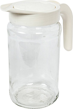 кувшин-бочонок 1.5 л цвет бежевый