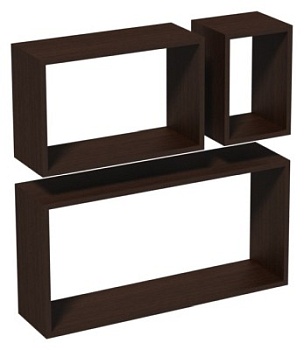 frs 1 комплект полок венге (прямоугольник) 600х380х170 мм распродажа