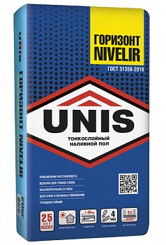 пол самовыравнивающийся "горизонт" нивелир финишный (20 кг) (54) юнис