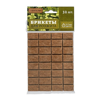 брикеты для розжига 1 пл. х 32 шт /48