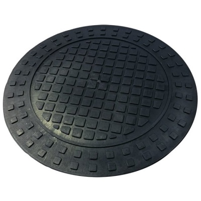 крышка колодца d500 (500/420) мм (цвет: черный)