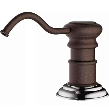 дозатор om-01-dc латунь/тёмный шоколад