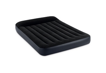 надувной матрас pillow rest classic fiber-tech, 137 х 191 х 25 см, c встроенным насосом