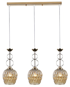 светильник подвесной (подвес) rivoli cindy 9119-203 3 х е27 40 вт модерн потолочный распродажа